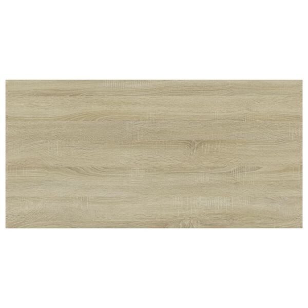 vidaXL 8 db sonoma-t&ouml;lgy sz&iacute;nű forg&aacute;cslap k&ouml;nyvespolc 60 x 30 x 1,5 cm
