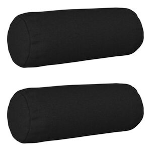 vidaXL P&aacute;rna huzat 2 pcs HEERLEN Fekete &Oslash; 15 x 40 cm