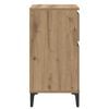 vidaXL &Eacute;jjeliszekr&eacute;ny fi&oacute;kkal Artisan t&ouml;lgy 40 x 35 x 70 cm Faanyag