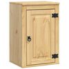 vidaXL Cabinet SKI M&eacute;zes Barna 40 x 32 x 60 cm T&ouml;m&ouml;r fenyőfa