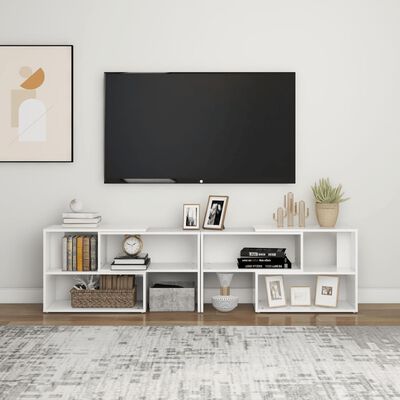 vidaXL fehér forgácslap TV-szekrény 149 x 30 x 52 cm