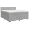 vidaXL Boxspring &aacute;gy matraccal Vil&aacute;gossz&uuml;rke 140 x 200 cm Sz&ouml;vet