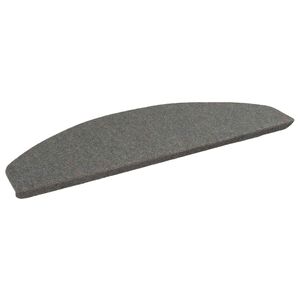 vidaXL &Ouml;ntapad&oacute;s l&eacute;pcsőszőnyegek 15 db 80 x 28 x 3,5 cm Sz&uuml;rke