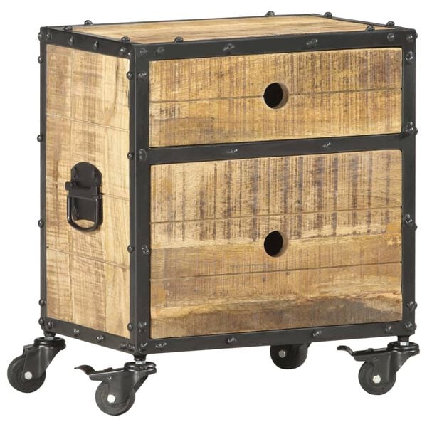 vidaXL t&ouml;m&ouml;r mang&oacute;fa &eacute;jjeliszekr&eacute;ny 40 x 30 x 50 cm