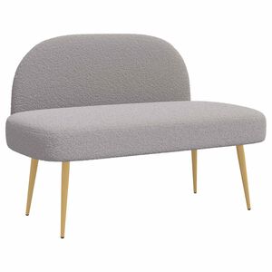 vidaXL K&aacute;rpitozott pad h&aacute;tt&aacute;ml&aacute;val Vil&aacute;gossz&uuml;rke 110 x 60 x 76 cm