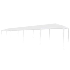 vidaXL feh&eacute;r PE rendezv&eacute;nys&aacute;tor 3 x 12 m