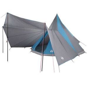 vidaXL Tipi s&aacute;tor tetővel t&aacute;rol&oacute;val K&eacute;k 510 x 690 x 330 cm taft