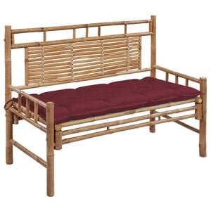vidaXL bambusz kerti pad p&aacute;rn&aacute;val 120 cm