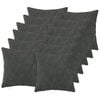 vidaXL Takar&oacute; P&aacute;rna 12 db HEERLEN Antracitsz&uuml;rke 45 x 45 cm