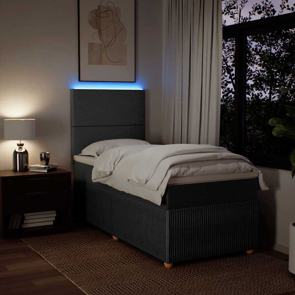 vidaXL s&ouml;t&eacute;tsz&uuml;rke sz&ouml;vet rug&oacute;s &aacute;gy matraccal 100 x 200 cm