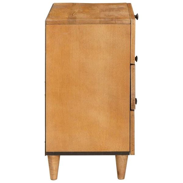 vidaXL Éjjeliszekrény Világos Barna 50 x 33 x 62 cm Tömör akácfa