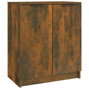 vidaXL f&uuml;st&ouml;s t&ouml;lgysz&iacute;nű szerelt fa cipősszekr&eacute;ny 59 x 35 x 70 cm