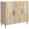 vidaXL Sz&eacute;f Sonoma T&ouml;lgy 89 x 34,5 x 80 cm Szerelt Fa