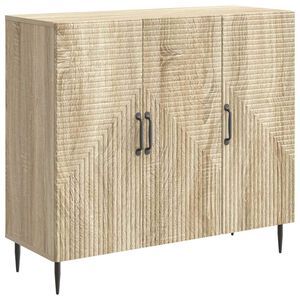 vidaXL Sz&eacute;f Sonoma T&ouml;lgy 89 x 34,5 x 80 cm Szerelt Fa