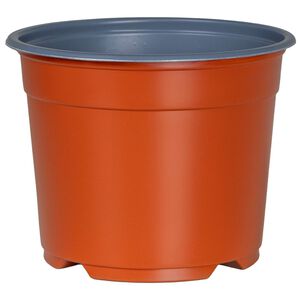 vidaXL Vir&aacute;g Cser&eacute;p 50 pcs Terrakotta &Oslash; 15 x 12.5 cm Műanyag