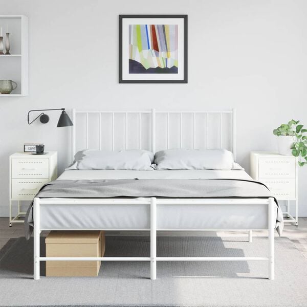 vidaXL 2 db feh&eacute;r ac&eacute;l &eacute;jjeliszekr&eacute;ny 36x39x60,5 cm