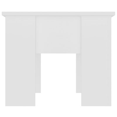 vidaXL fehér szerelt fa dohányzóasztal 79 x 49 x 41 cm