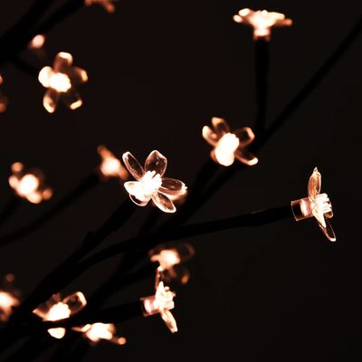 vidaXL LED-es cseresznyevirágfa 368 meleg fehér LED-del 300 cm