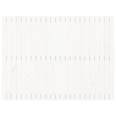 vidaXL fehér tömör fenyőfa fali fejtámla 146,5x3x110 cm