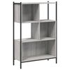 vidaXL sz&uuml;rke sonoma sz&iacute;nű szerelt fa k&ouml;nyvespolc 72x28x109 cm