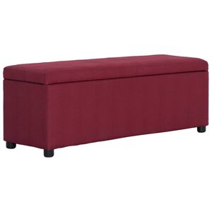 vidaXL bord&oacute; poli&eacute;szter pad t&aacute;rol&oacute;rekesszel 116 cm