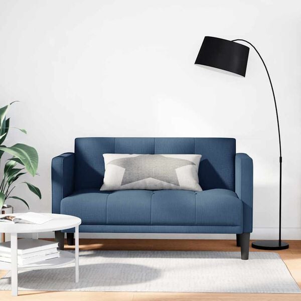 vidaXL k&eacute;k sz&ouml;vet loveseat kanap&eacute; 111 cm