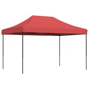 vidaXL burgundi &ouml;sszecsukhat&oacute; felugr&oacute; rendezv&eacute;nys&aacute;tor 410x279x315 cm