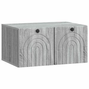 vidaXL Fali TV szekr&eacute;ny Sz&uuml;rke Sonoma 59,5 x 41 x 30 cm Szerelt Fa