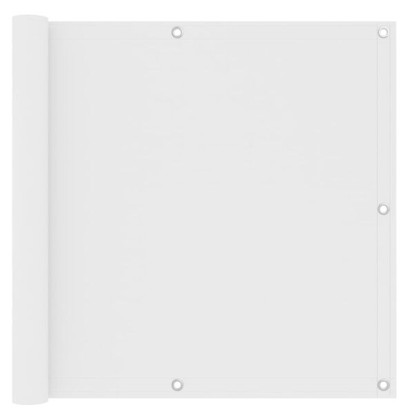 vidaXL fehér oxford-szövet erkélyparaván 90 x 500 cm