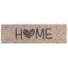 vidaXL Konyhai szőnyeg B&eacute;zs otthon 150 x 45 cm 100% Poliamid