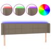 vidaXL t&oacute;psz&iacute;nű sz&ouml;vet LED-es fejt&aacute;mla 183 x 16 x 78/88 cm