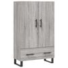 vidaXL sz&uuml;rke sonoma szerelt fa magasszekr&eacute;ny 69,5 x 31 x 115 cm