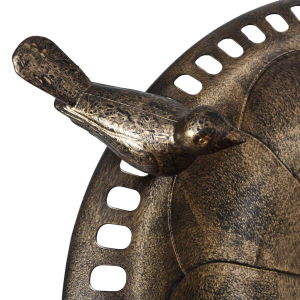 vidaXL bronzsz&iacute;nű műanyag kerti mad&aacute;rf&uuml;rdető