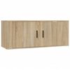 vidaXL sonoma t&ouml;lgy fali TV-szekr&eacute;ny 100x34,5x40 cm