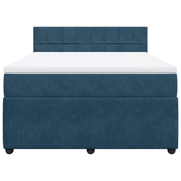 vidaXL k&eacute;k b&aacute;rsony rug&oacute;s &aacute;gy matraccal 140 x 190 cm