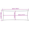 vidaXL homoksz&iacute;nű n&eacute;gysz&ouml;gletű HDPE napvitorla 160 g/m&sup2; 2x5 m