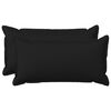 vidaXL P&aacute;rna huzat 2 db HOUTEN Fekete 40 x 80 cm Műlensz&ouml;vet