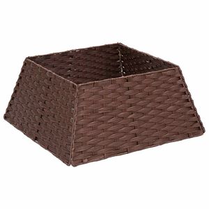 vidaXL Kar&aacute;csonyfakollekci&oacute; N&eacute;gyzet S&ouml;t&eacute;t Barna 50 x 50 x 25 cm