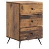 vidaXL &Eacute;jjeliszekr&eacute;ny Antik Fa 43 x 41 x 66,5 cm Szerelt Fa