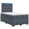 vidaXL Boxspring &aacute;gy matraccal S&ouml;t&eacute;tsz&uuml;rke 120 x 200 cm B&aacute;rsony