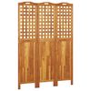 vidaXL 3 paneles t&ouml;m&ouml;r ak&aacute;cfa t&eacute;relv&aacute;laszt&oacute; 121,5x2x180 cm