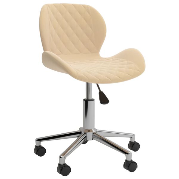 vidaXL kr&eacute;msz&iacute;nű b&aacute;rsony forg&oacute; &eacute;tkezősz&eacute;k