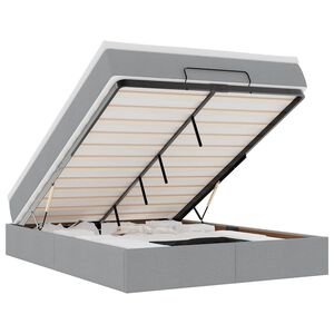 vidaXL Ottom&aacute;n &aacute;gykeret matraccal vil&aacute;gossz&uuml;rke 140x200cm sz&ouml;vet