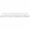 vidaXL Falpolc t&aacute;rol&oacute;val 2 pcs Feh&eacute;r m&aacute;rv&aacute;ny 60 x 23,5 x 4 cm Faanyag