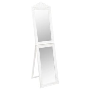 vidaXL feh&eacute;r szabadon &aacute;ll&oacute; t&uuml;k&ouml;r 40 x 160 cm