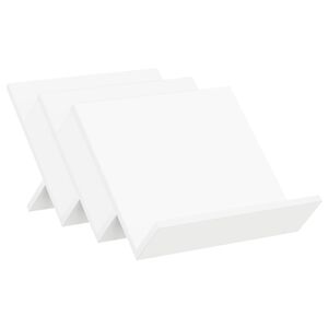 vidaXL Magazin &aacute;llv&aacute;ny polcokkal Feh&eacute;r 53 x 40 x 28,5 cm Szerelt Fa