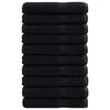 vidaXL 10 db pr&eacute;mium t&ouml;r&ouml;lk&ouml;ző SOLUND fekete 100 x 200 cm 600 g/m&sup2;