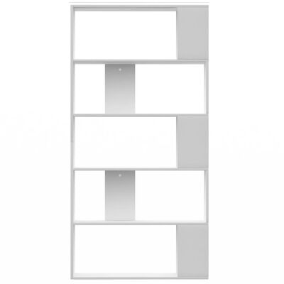 vidaXL fehér forgácslap könyvszekrény/térelválasztó 80x24x159 cm