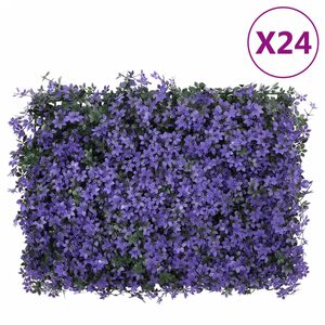 &nbsp;vidaXL 24 db lila&nbsp;műlev&eacute;lker&iacute;t&eacute;s 40 x 60 cm
