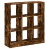 vidaXL f&uuml;st&ouml;s t&ouml;lgy sz&iacute;nű szerelt fa k&ouml;nyvespolc 102 x 32 x 108 cm